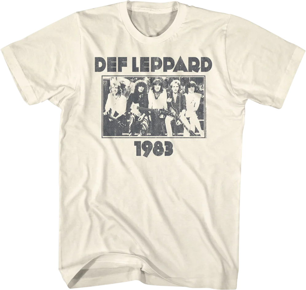 1983 Photo Def Leppard T-Shirt