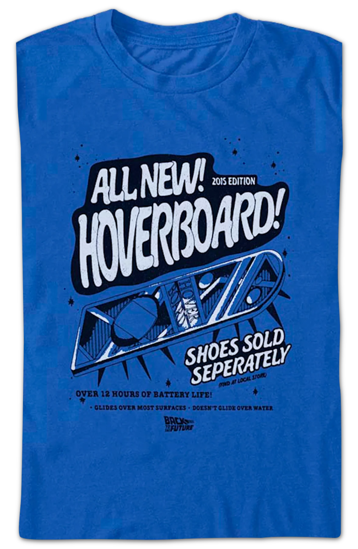 2015 Edition Hoverboard Back To The Future T-Shirt - Image 2