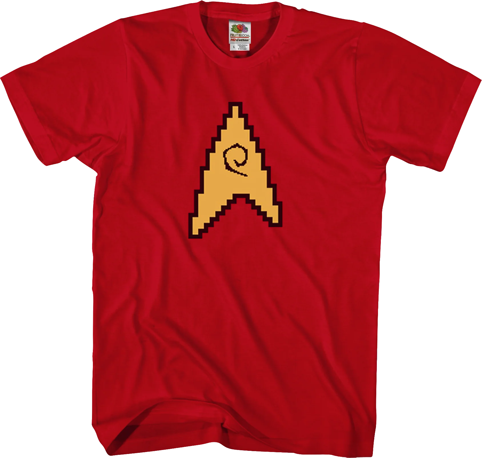 8-Bit Starfleet Logo Star Trek T-Shirt