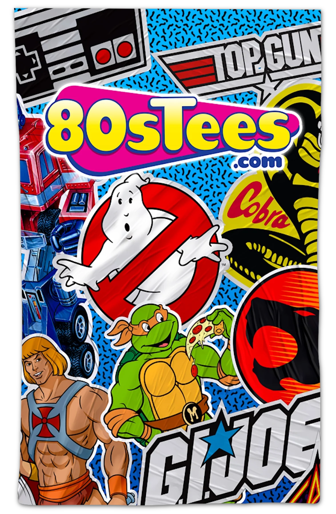 80sTees Catalog Cover Blanket - 60x80 - Image 2