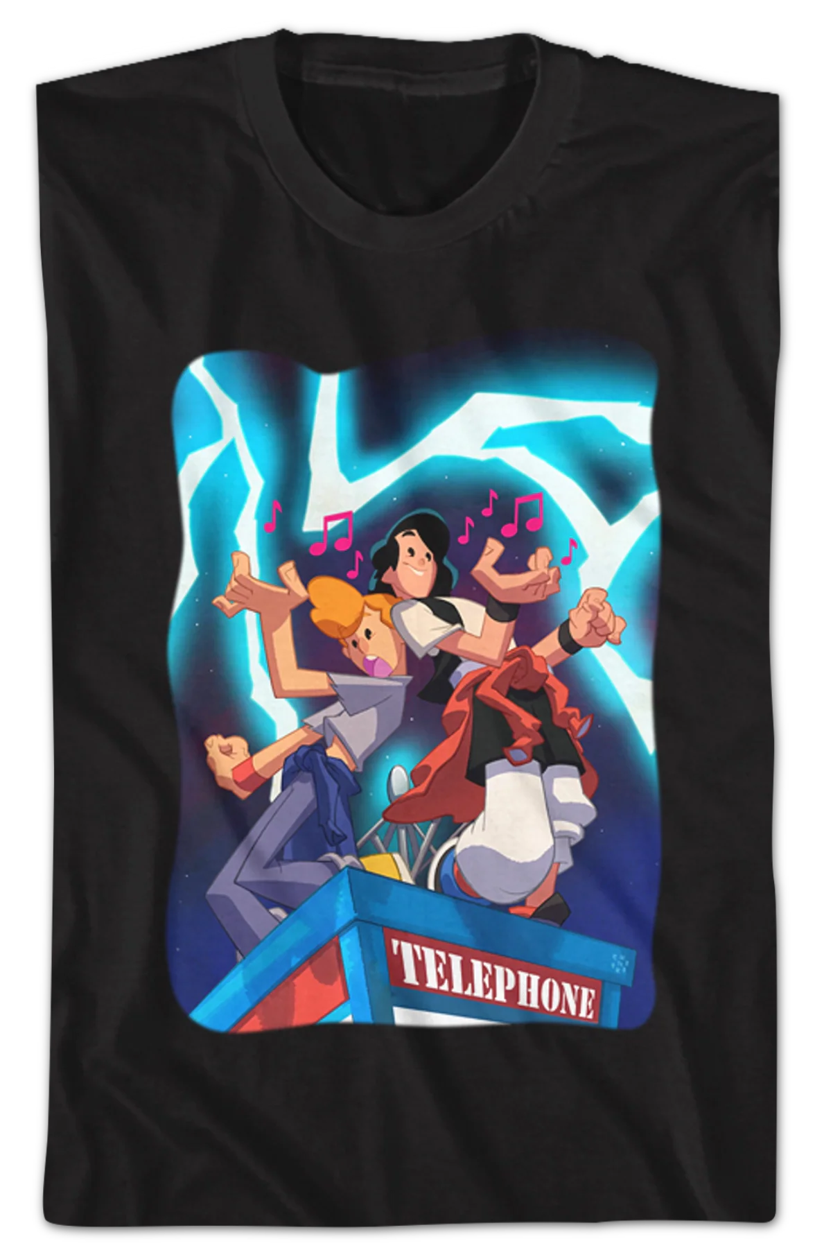 Air Guitars Bill and Ted's Excellent Adventure T-Shirt - Image 2