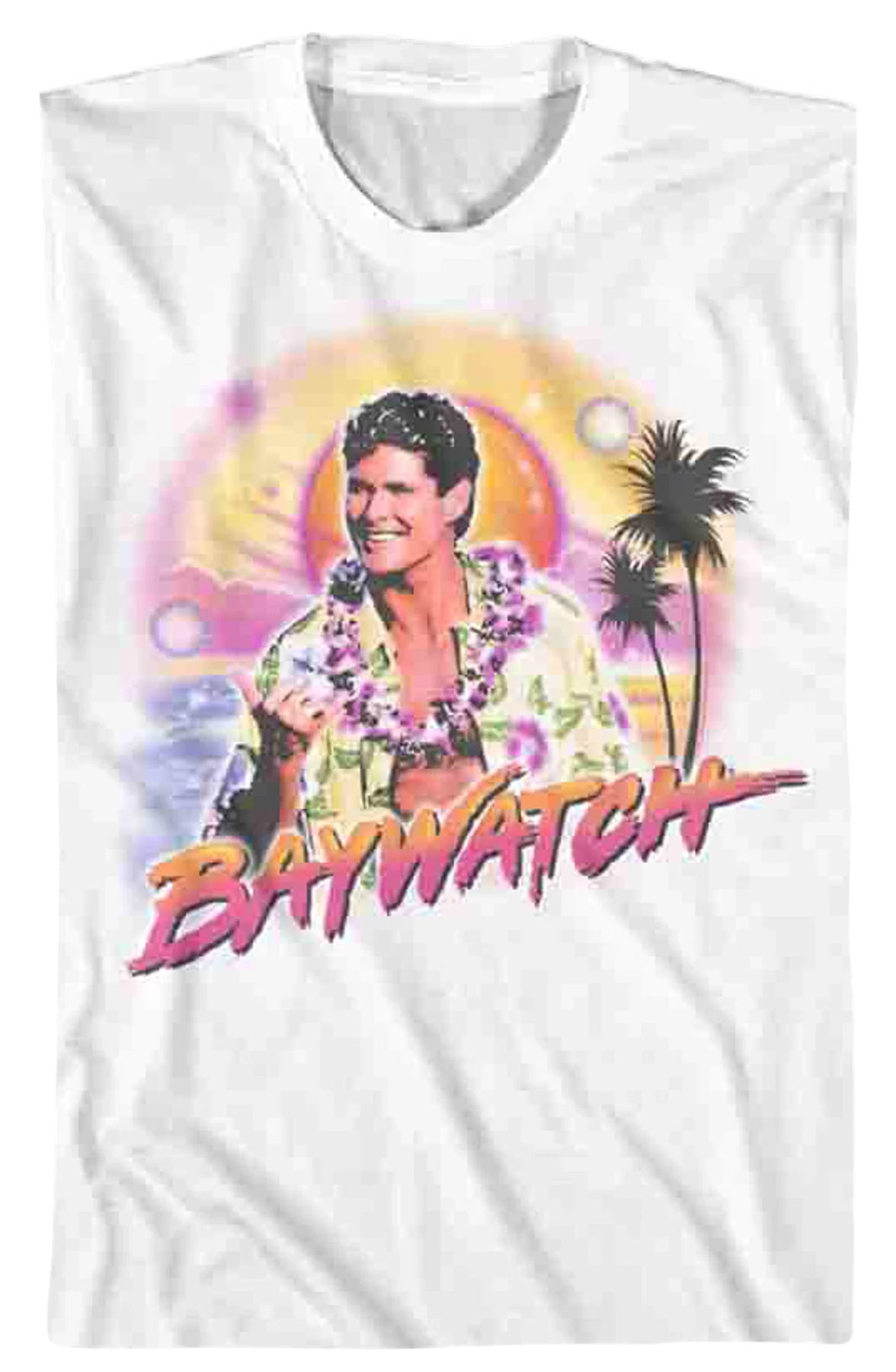 Airbrush Mitch Baywatch T-Shirt - Image 2
