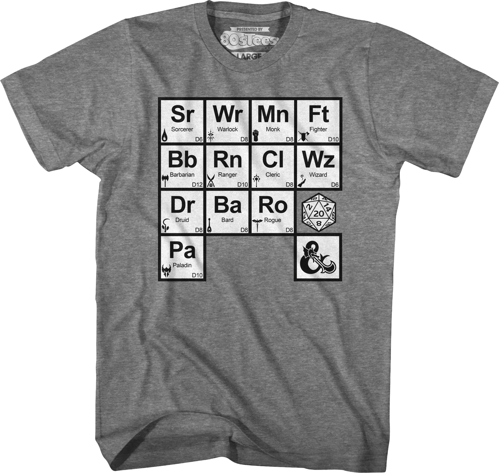 All Elements Dungeons & Dragons T-Shirt