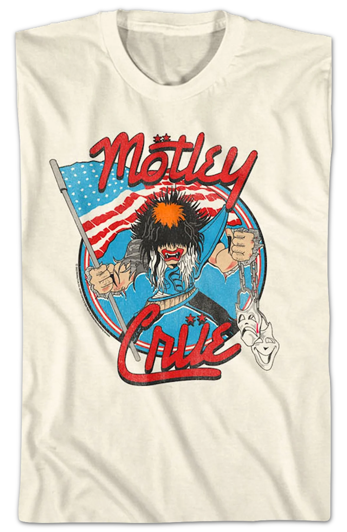 Allister Fiend American Flag Motley Crue T-Shirt - Image 2