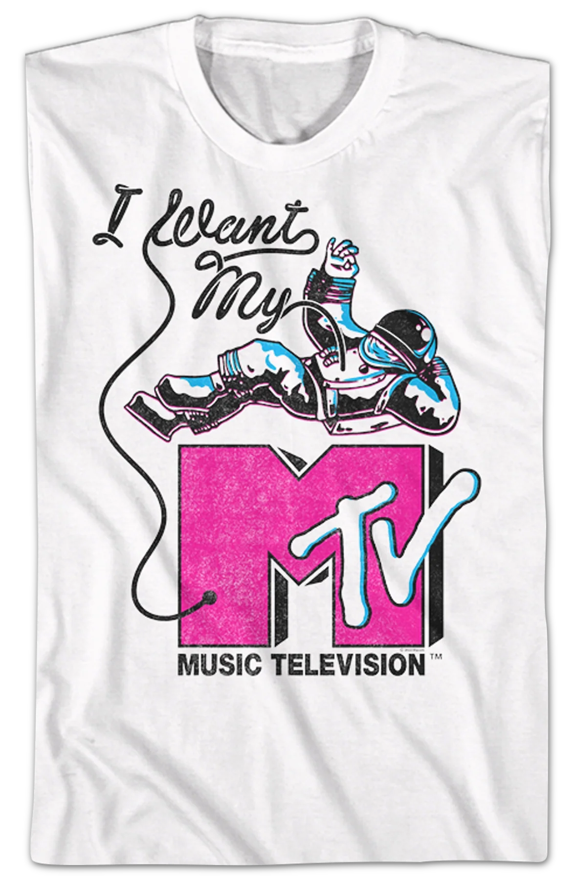 Astronaut I Want My MTV Shirt - Image 2