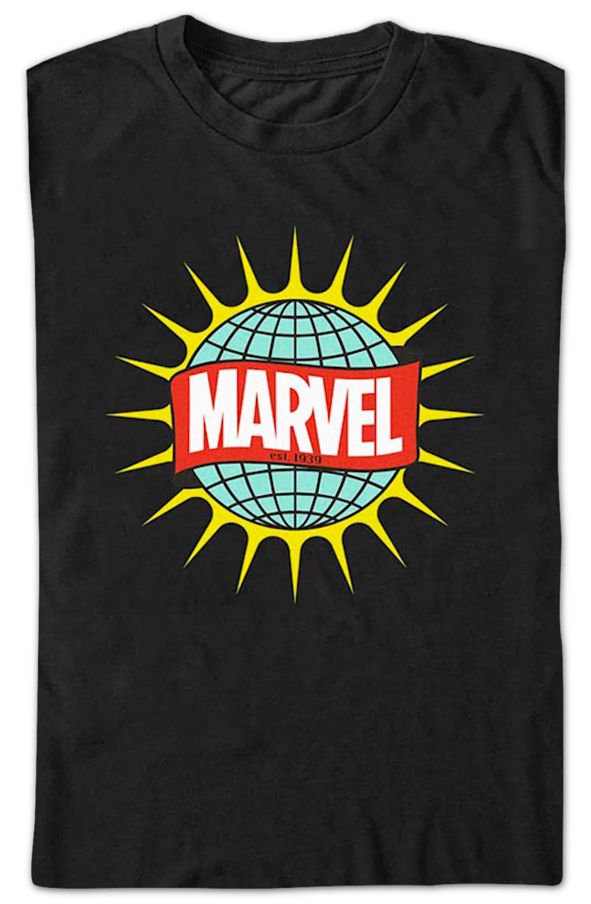 Atlas Globe Marvel Comics T-Shirt - Image 2