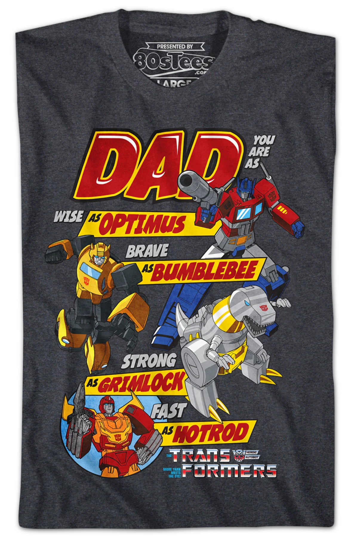 Autobots Father's Day Transformers Shirt - Image 2