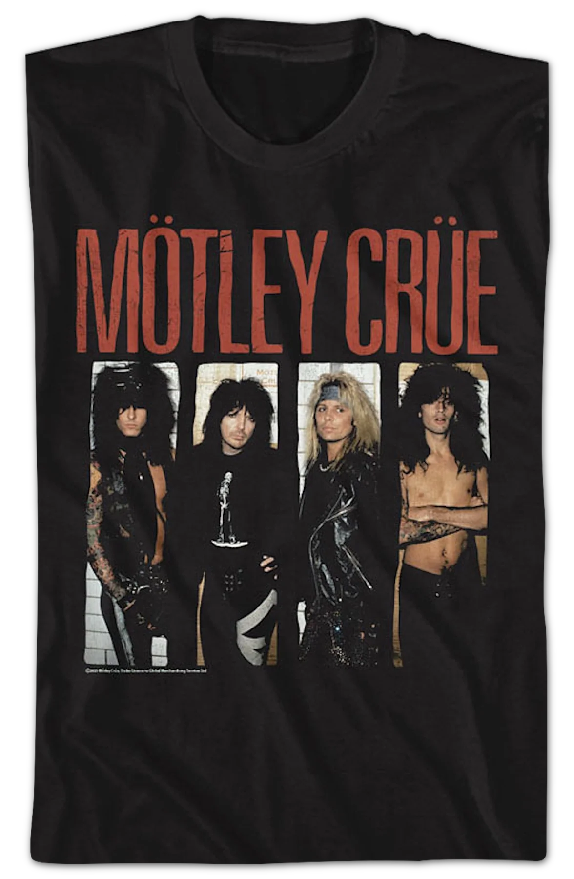 Band Panels Motley Crue T-Shirt - Image 2