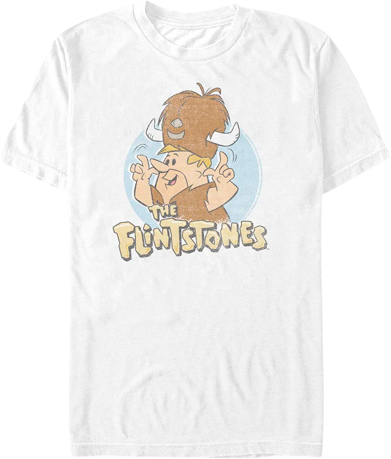 Barney Rubble Water Buffalo Hat Flintstones T-Shirt