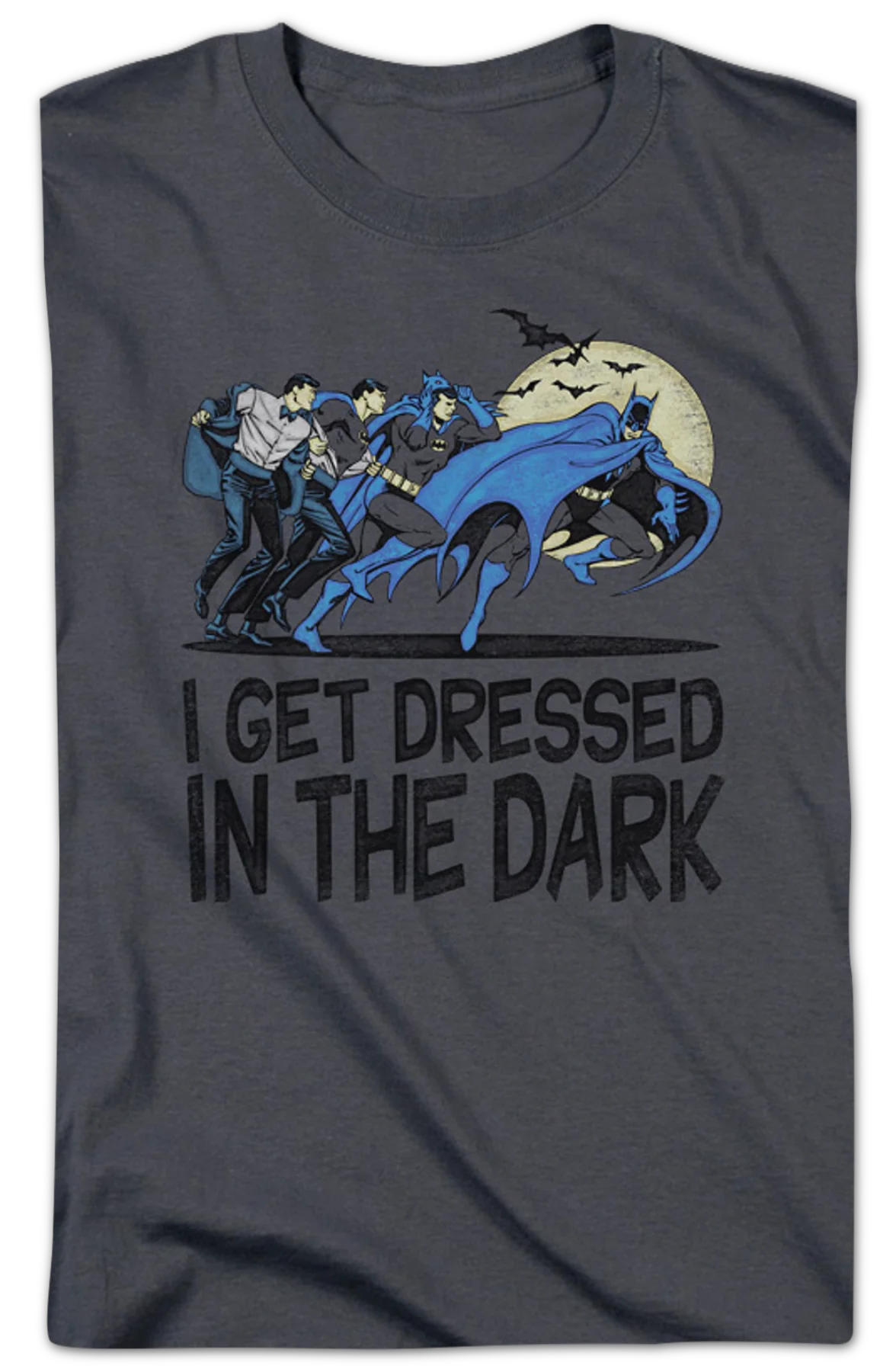Batman I Get Dressed In The Dark DC Comics T-Shirt - Image 2