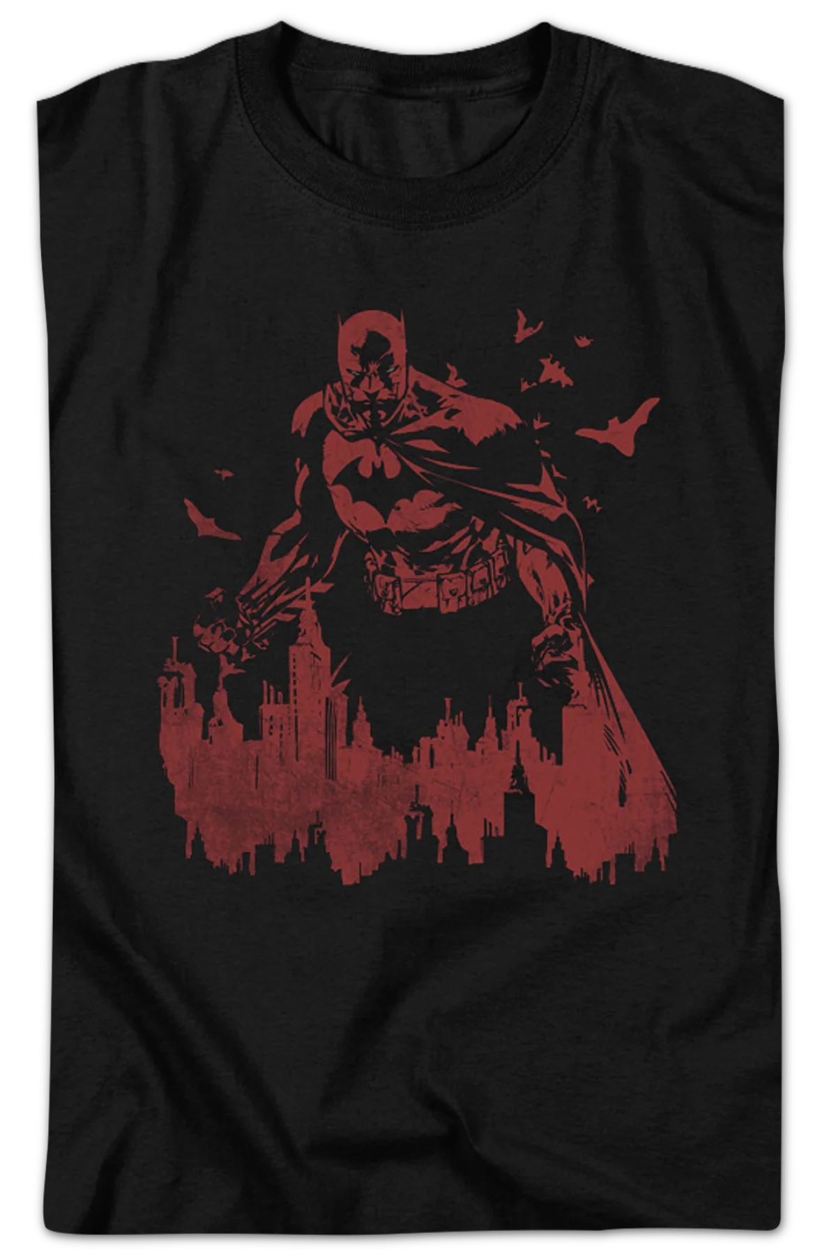 Batman Red Paint DC Comics T-Shirt - Image 2