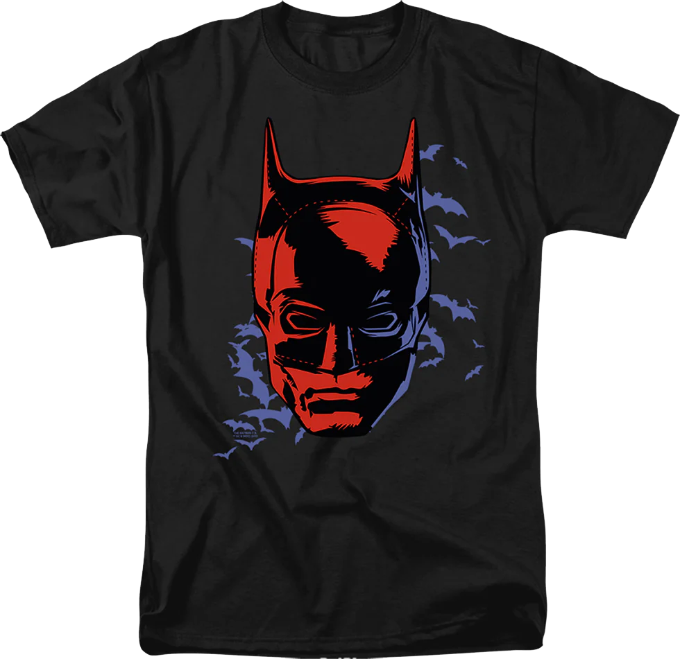 Batman Shadowed Mask DC Comics T-Shirt