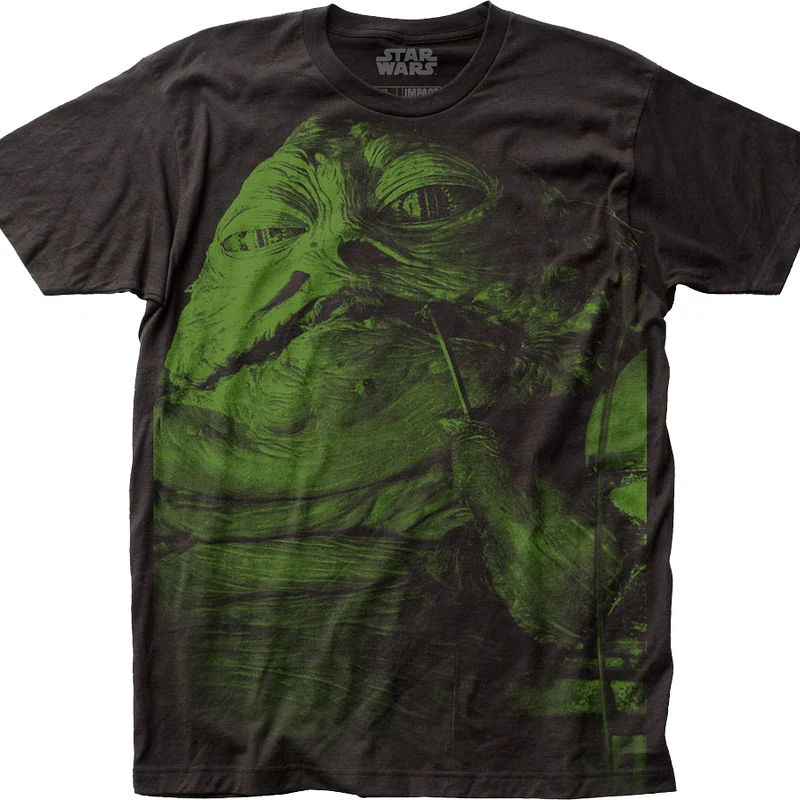 Big Print Jabba The Hut Star Wars T-Shirt