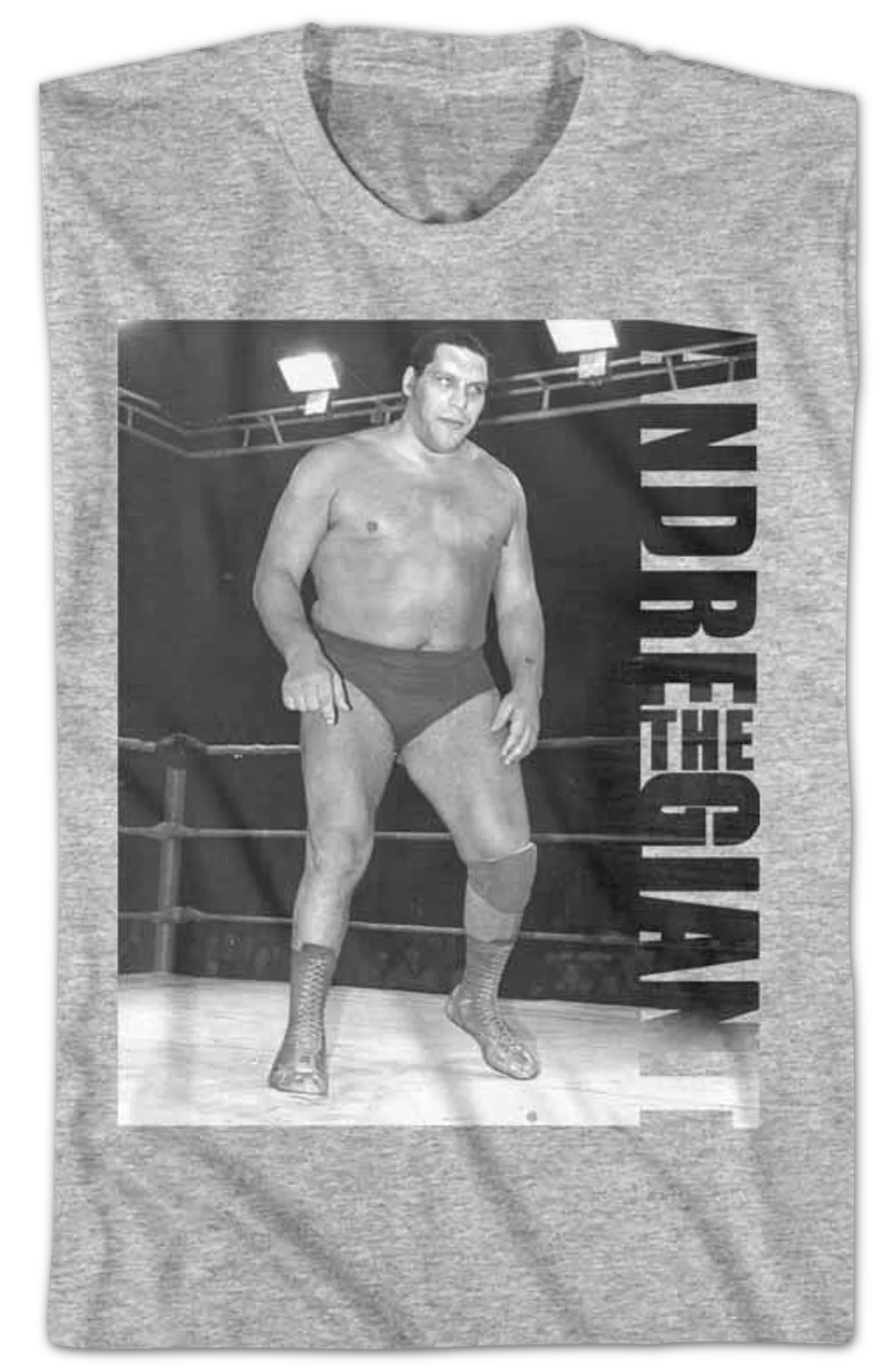 Black And White Photo Andre The Giant T-Shirt - Image 2