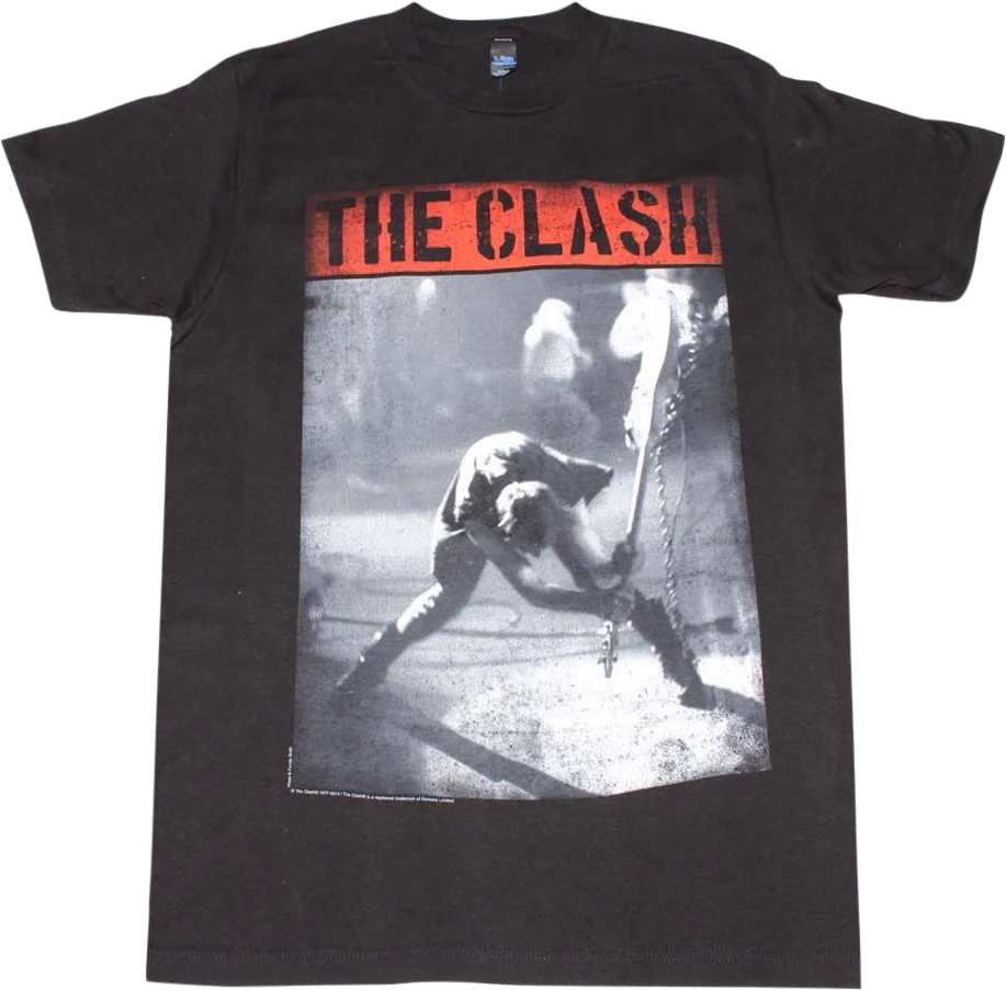 Black London Calling The Clash T-Shirt