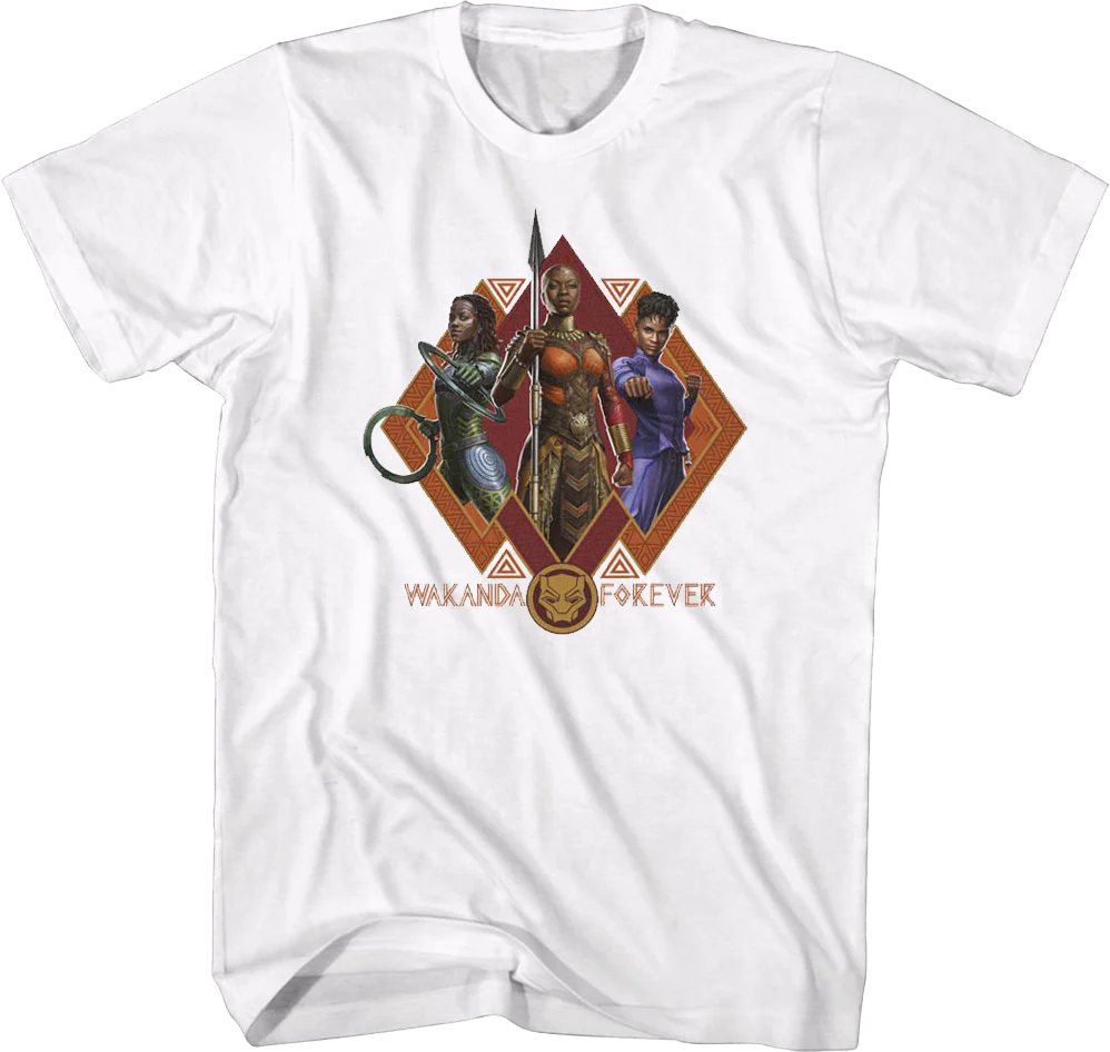 Black Panther: Wakanda Forever Collage Marvel Comics T-Shirt