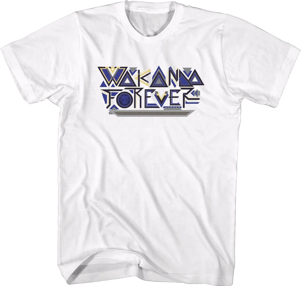 Black Panther Wakanda Forever Marvel Comics T-Shirt