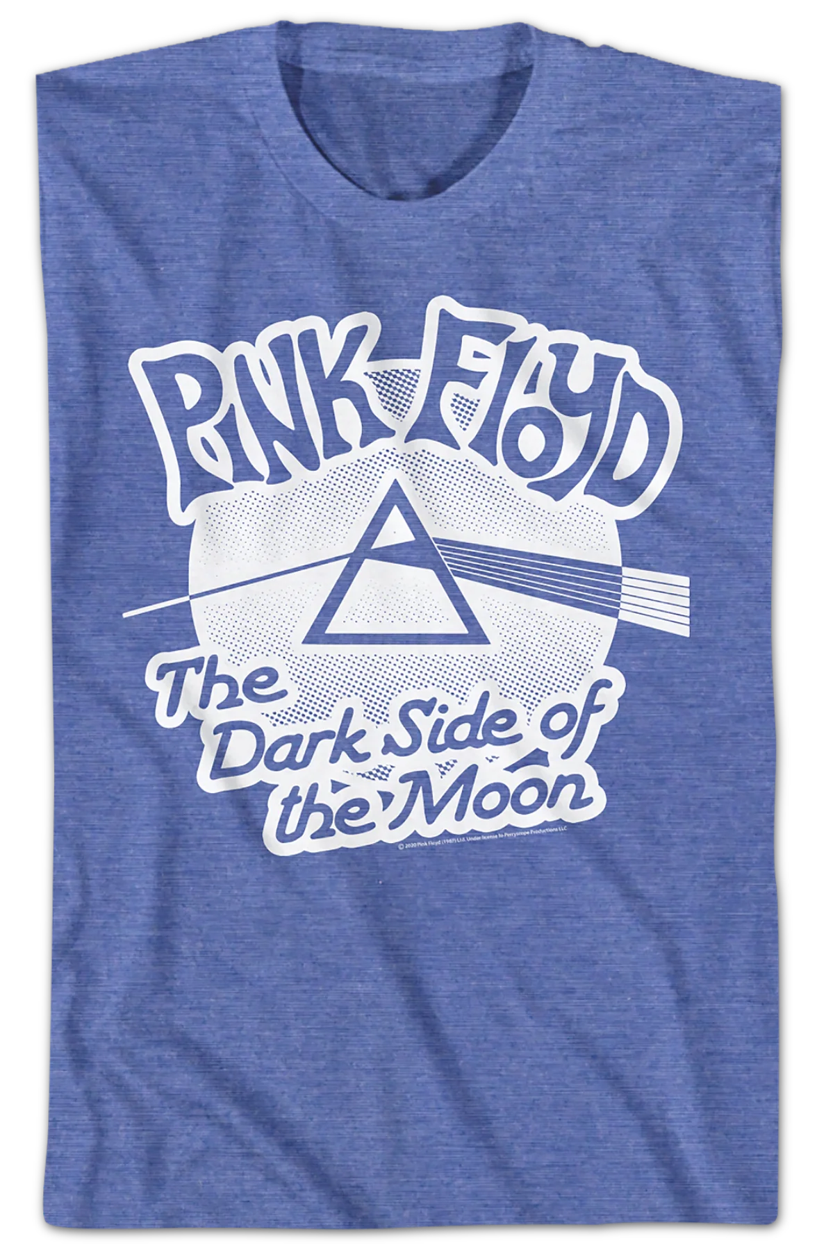 Blue Dark Side of the Moon Pink Floyd T-Shirt - Image 2