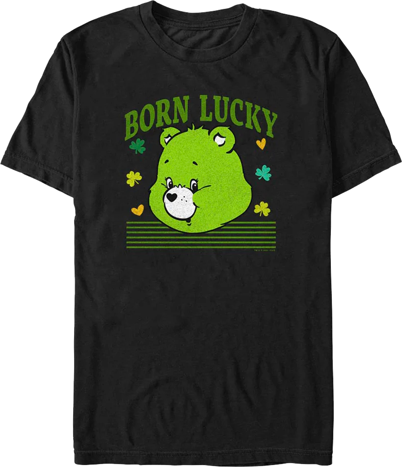 Born Lucky Care Bears T-Shirt