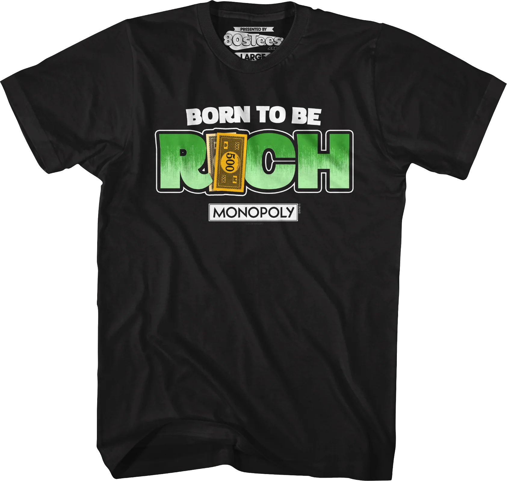 Born To Be Rich Monopoly T-Shirt - Image 16