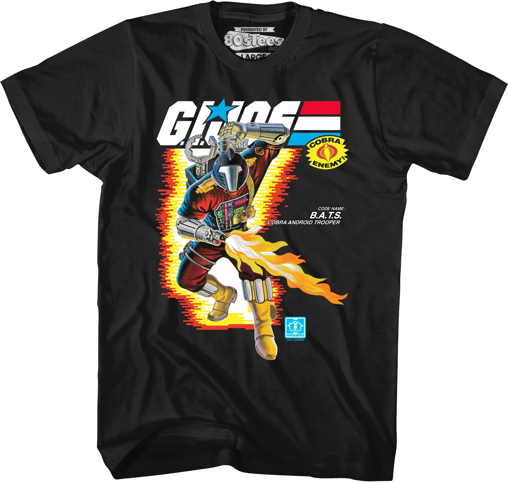 Box Art B. A. T. S. GI Joe T-Shirt