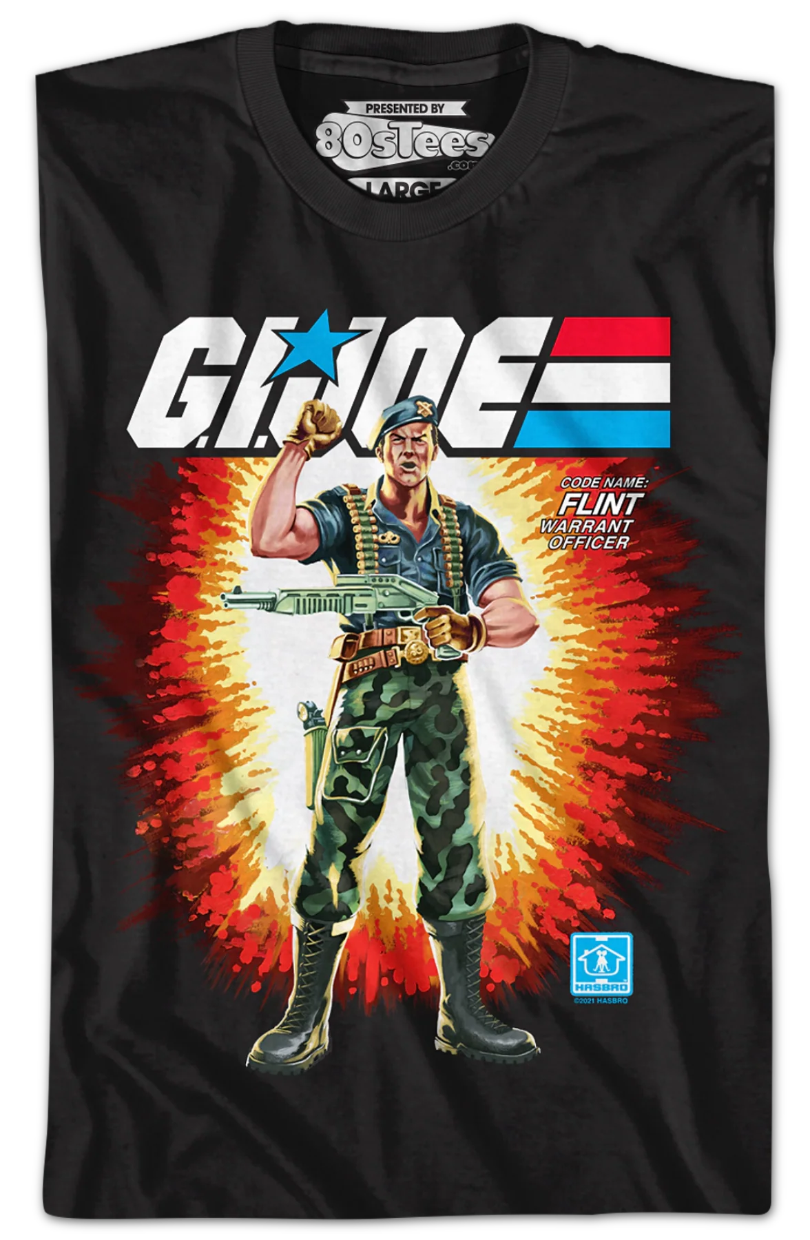 Box Art Flint GI Joe T-Shirt - Image 2