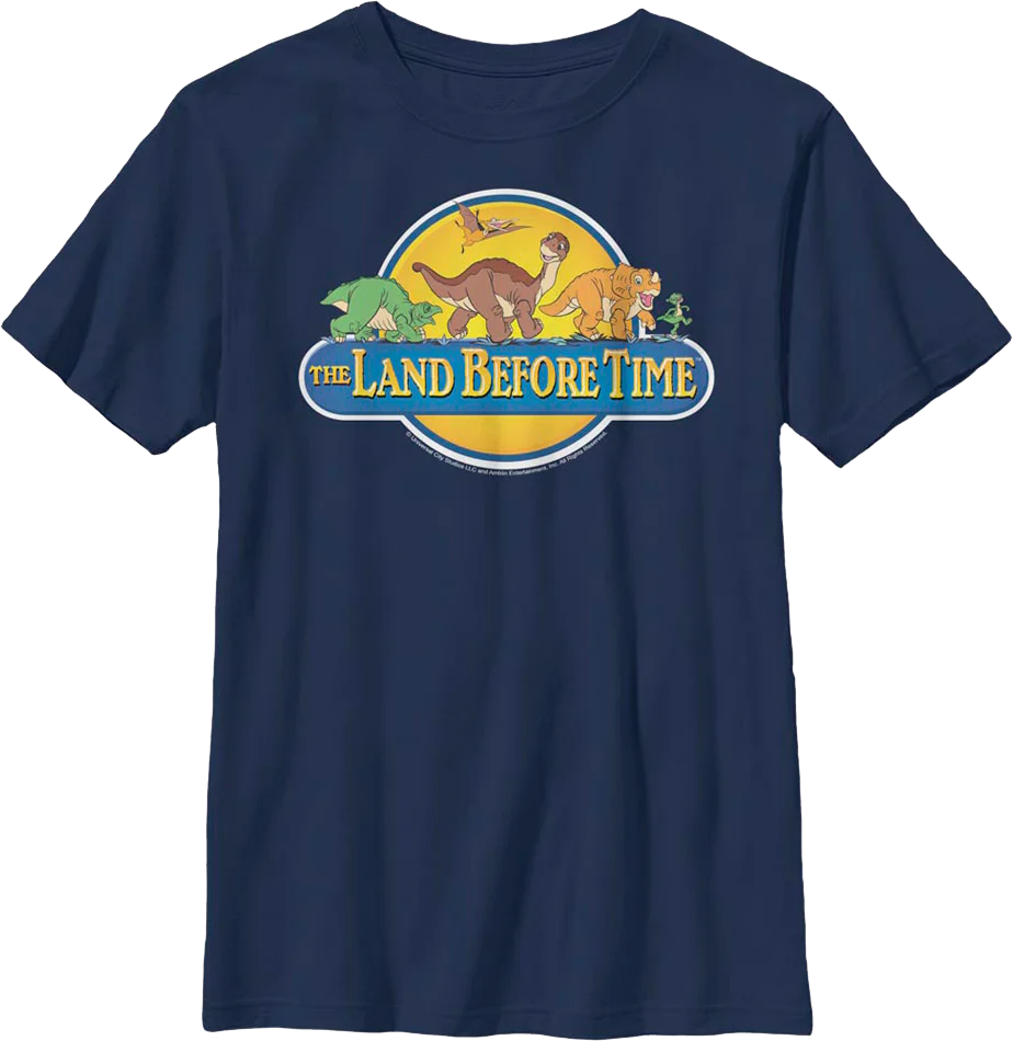 Boys Youth Classic Logo Land Before Time Shirt