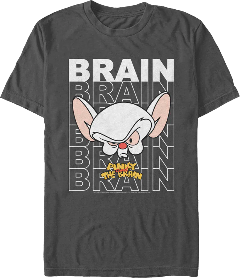 Brain Face Pinky and the Brain T-Shirt