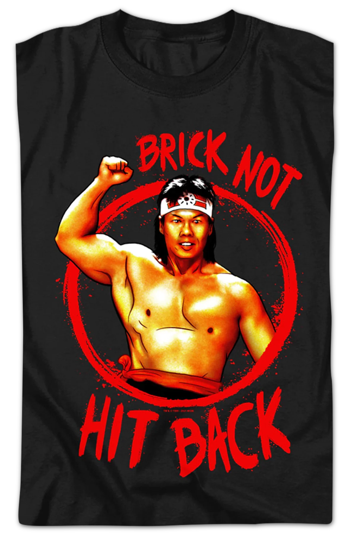 Brick Not Hit Back Bloodsport T-Shirt - Image 2