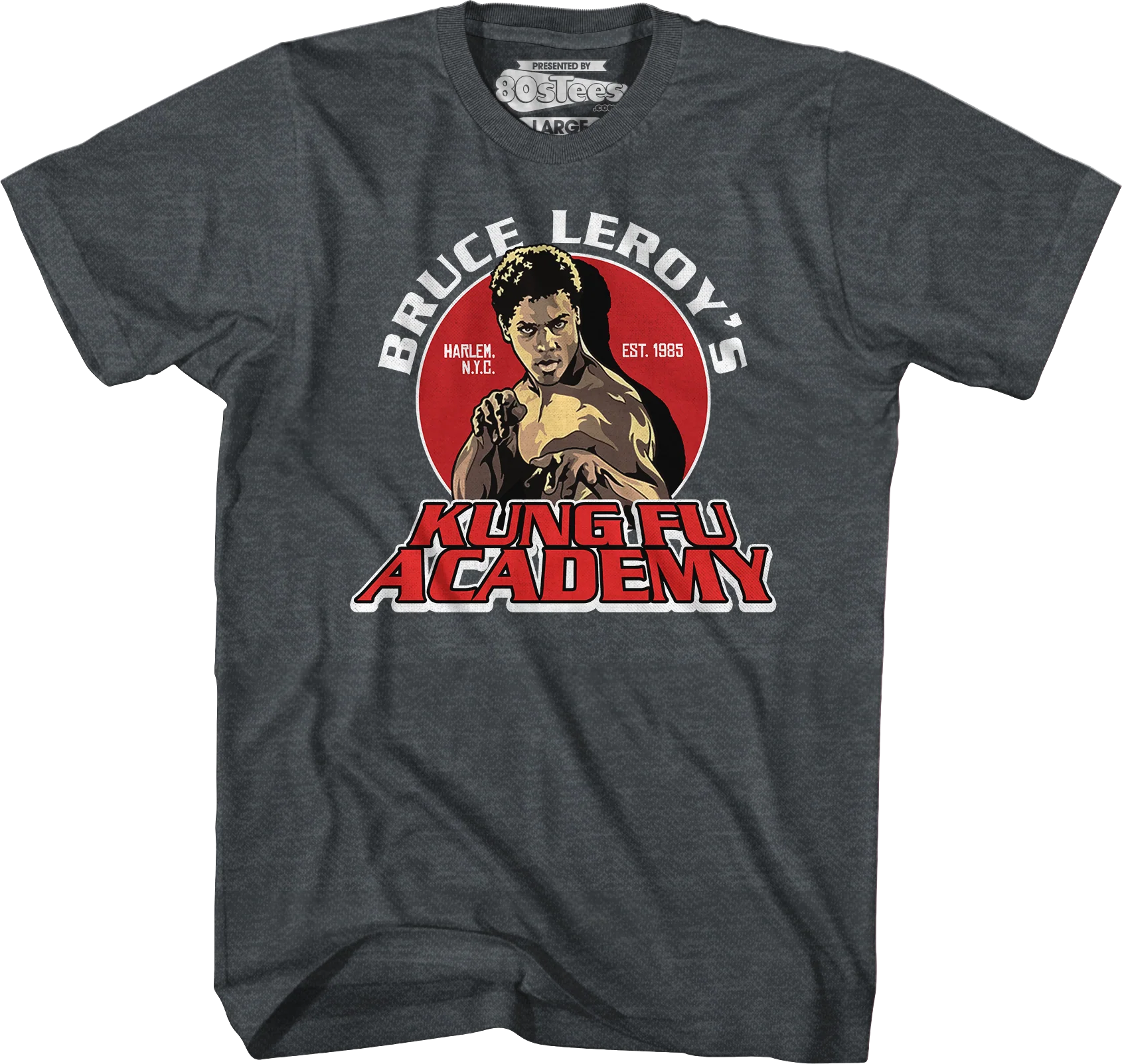 Bruce Leroy's Kung Fu Academy The Last Dragon T-Shirt - Image 3