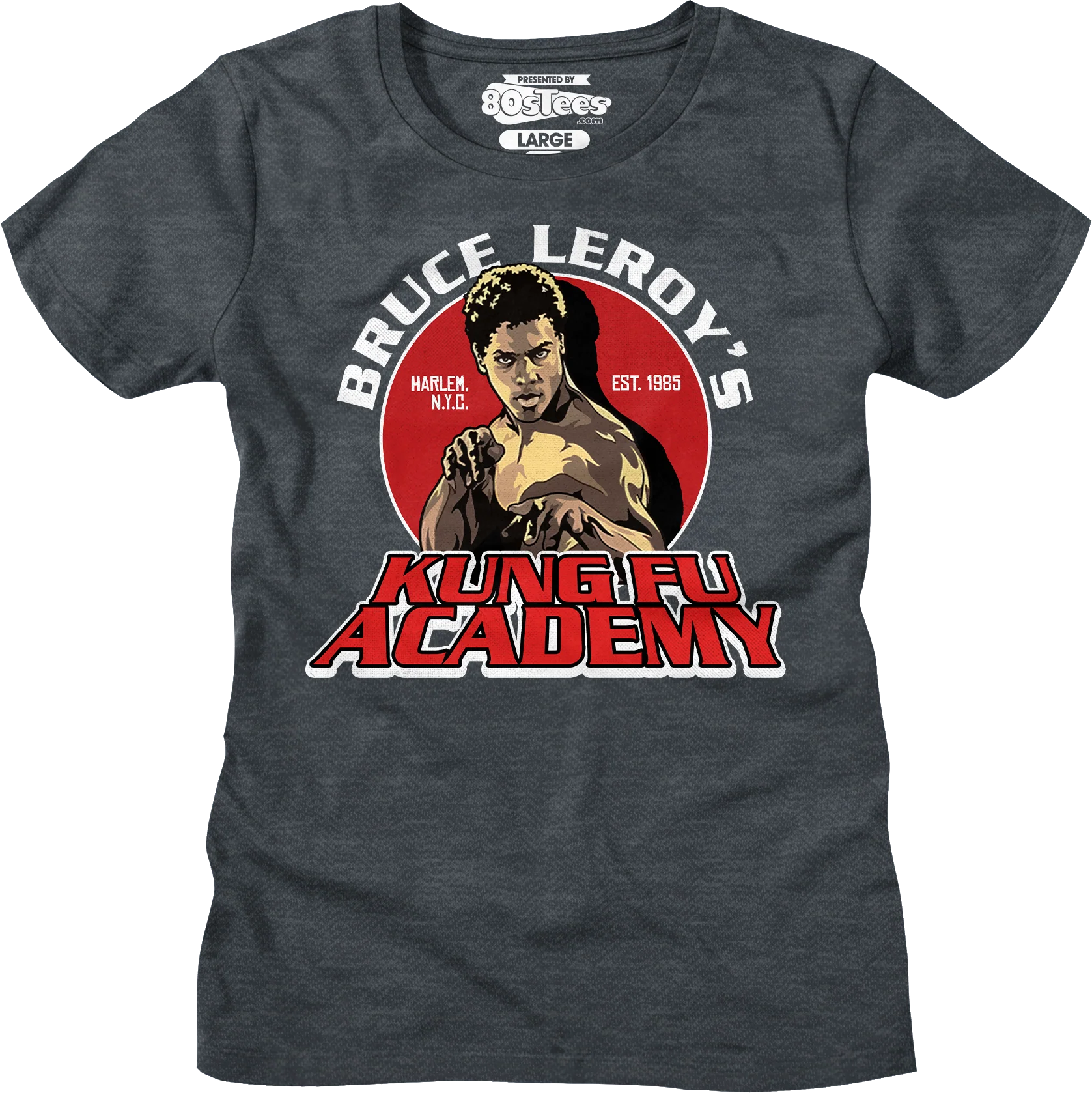 Bruce Leroy's Kung Fu Academy The Last Dragon T-Shirt - Image 5