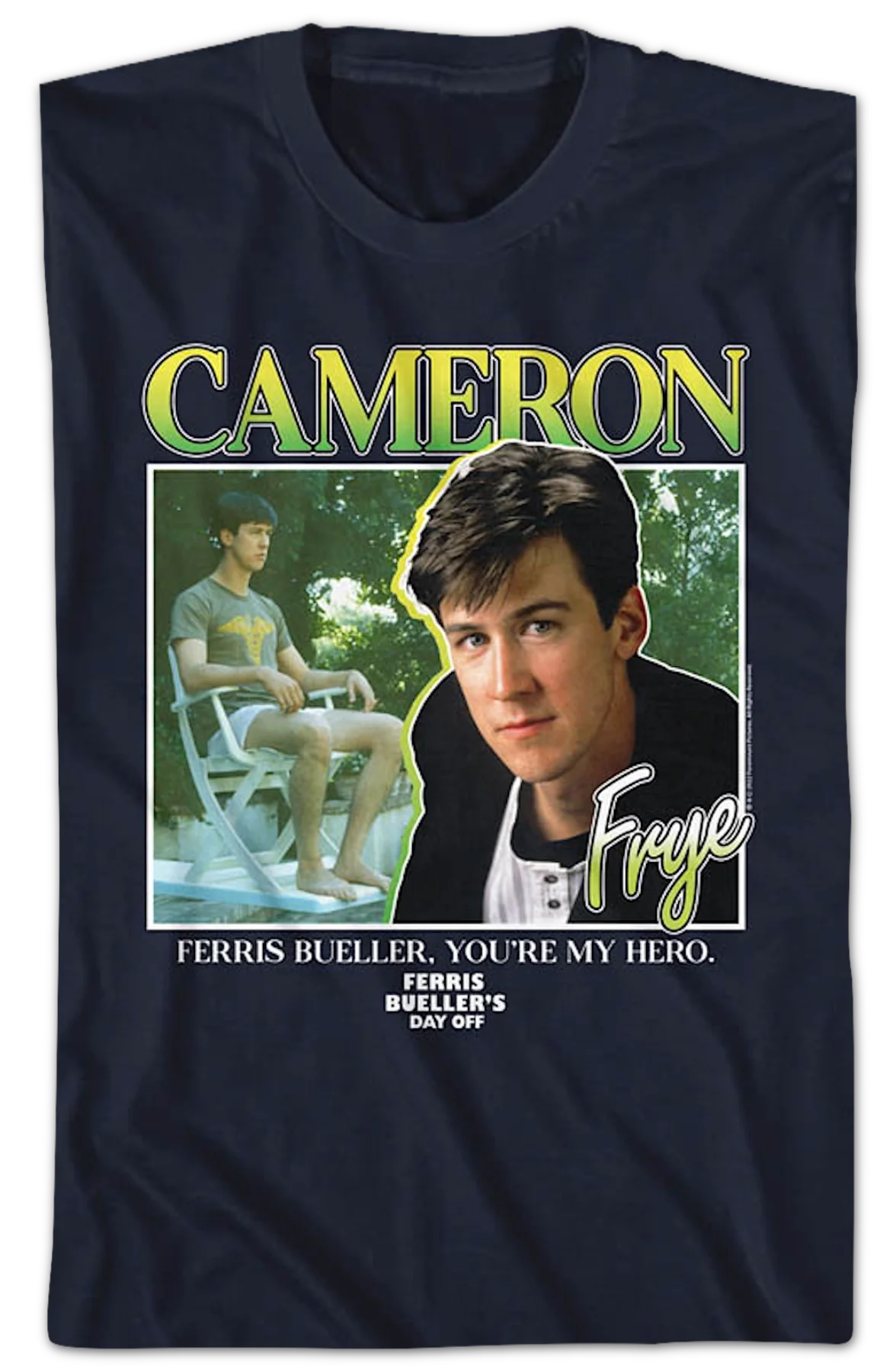 Cameron Frye Ferris Bueller's Day Off T-Shirt - Image 2