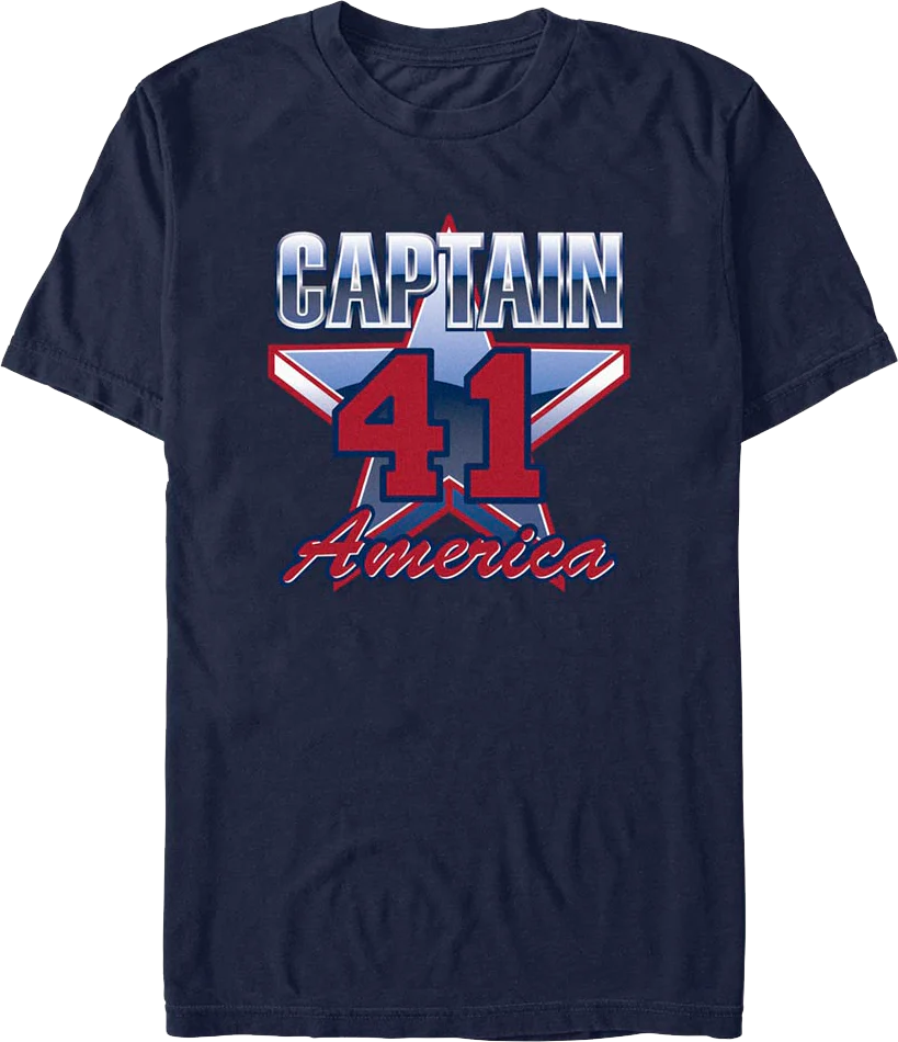 Captain America 41 Star Marvel Comics T-Shirt