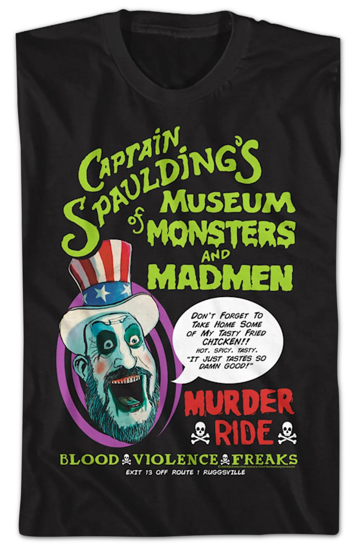 Captain Spaulding's Murder Ride House Of 1000 Corpses T-Shirt - Image 2
