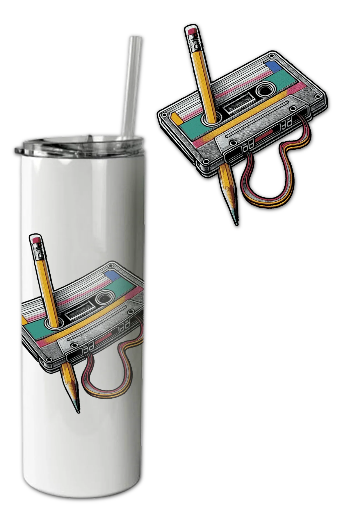 Cassette Tape Rewind Tumbler - Image 2