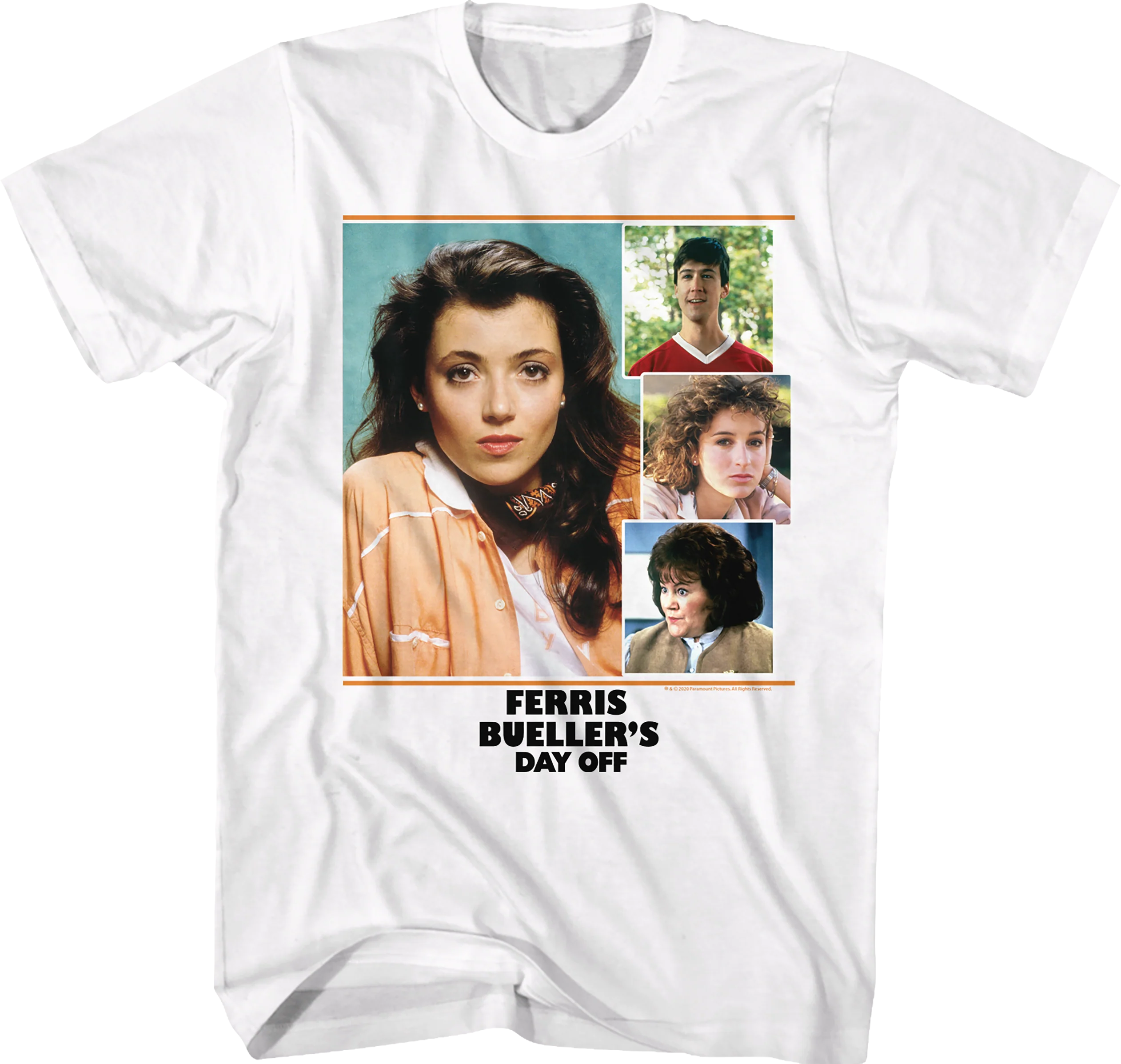 Cast Collage Ferris Bueller's Day Off T-Shirt
