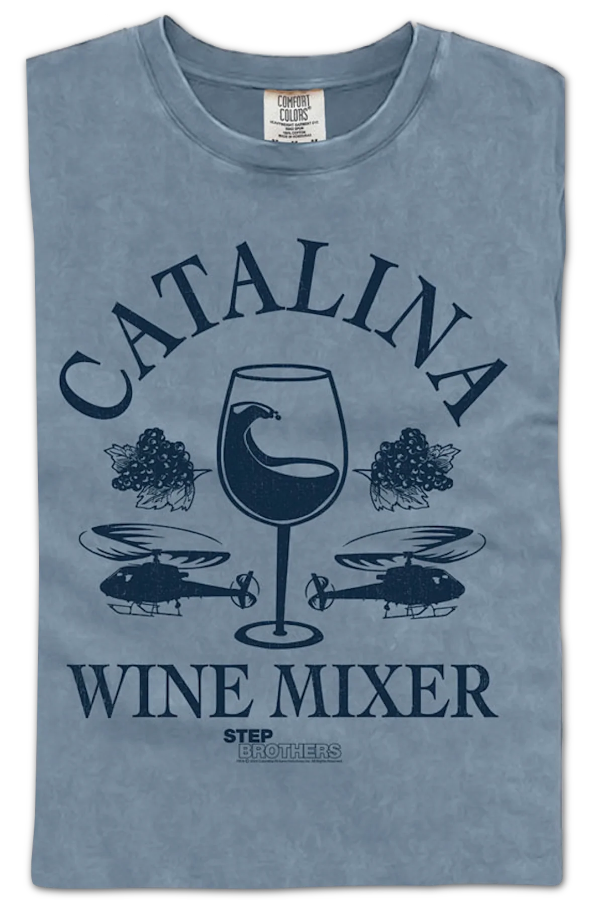 Catalina Wine Mixer Step Brothers Comfort Colors Brand T-Shirt - Image 2