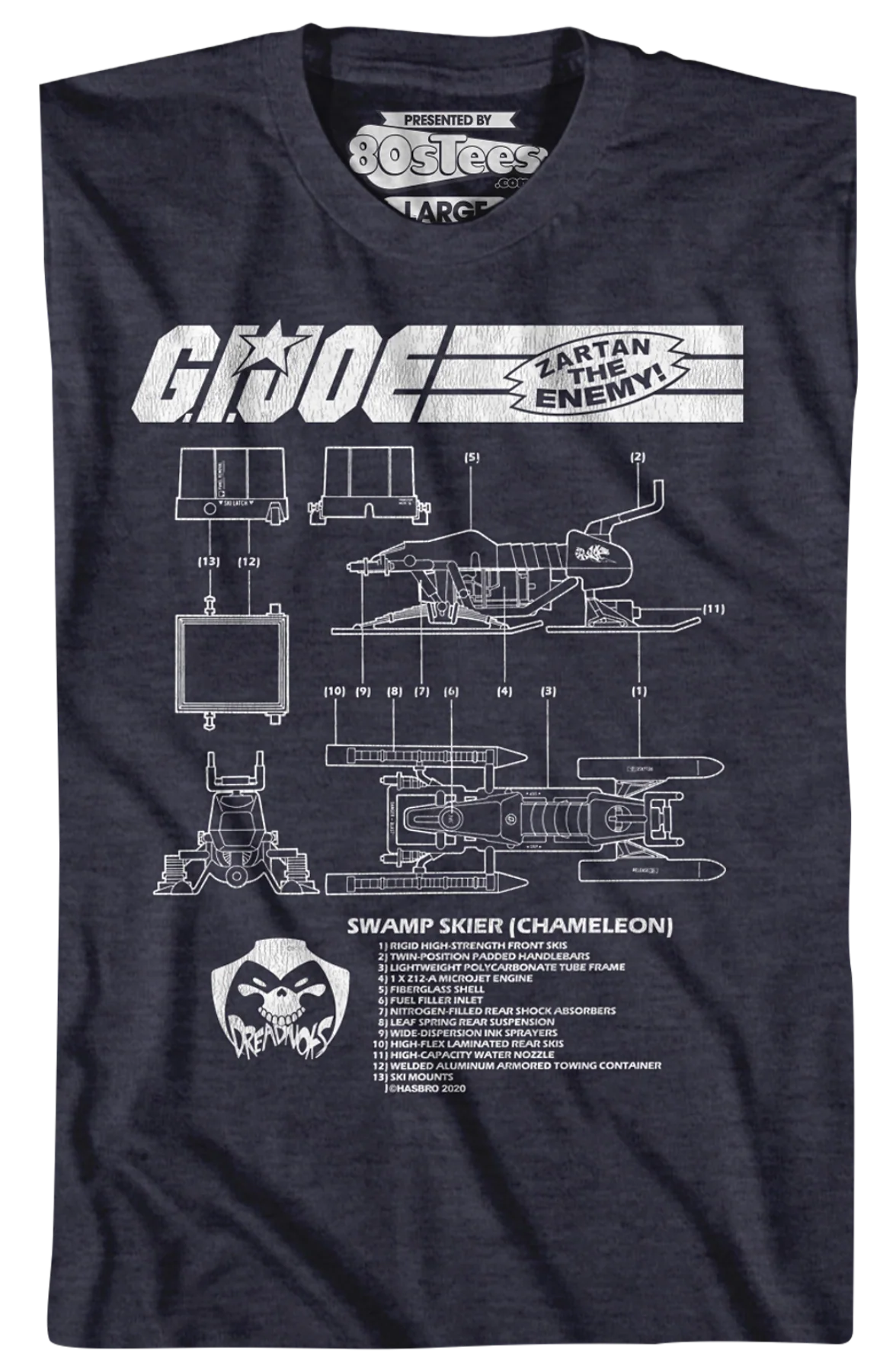 Chameleon Instruction Manual GI Joe T-Shirt - Image 2