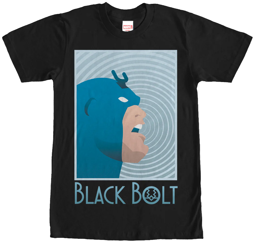 Channeling Powers Black Bolt T-Shirt