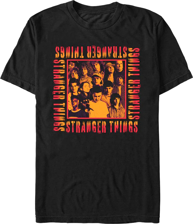 Character Collage Stranger Things T-Shirt