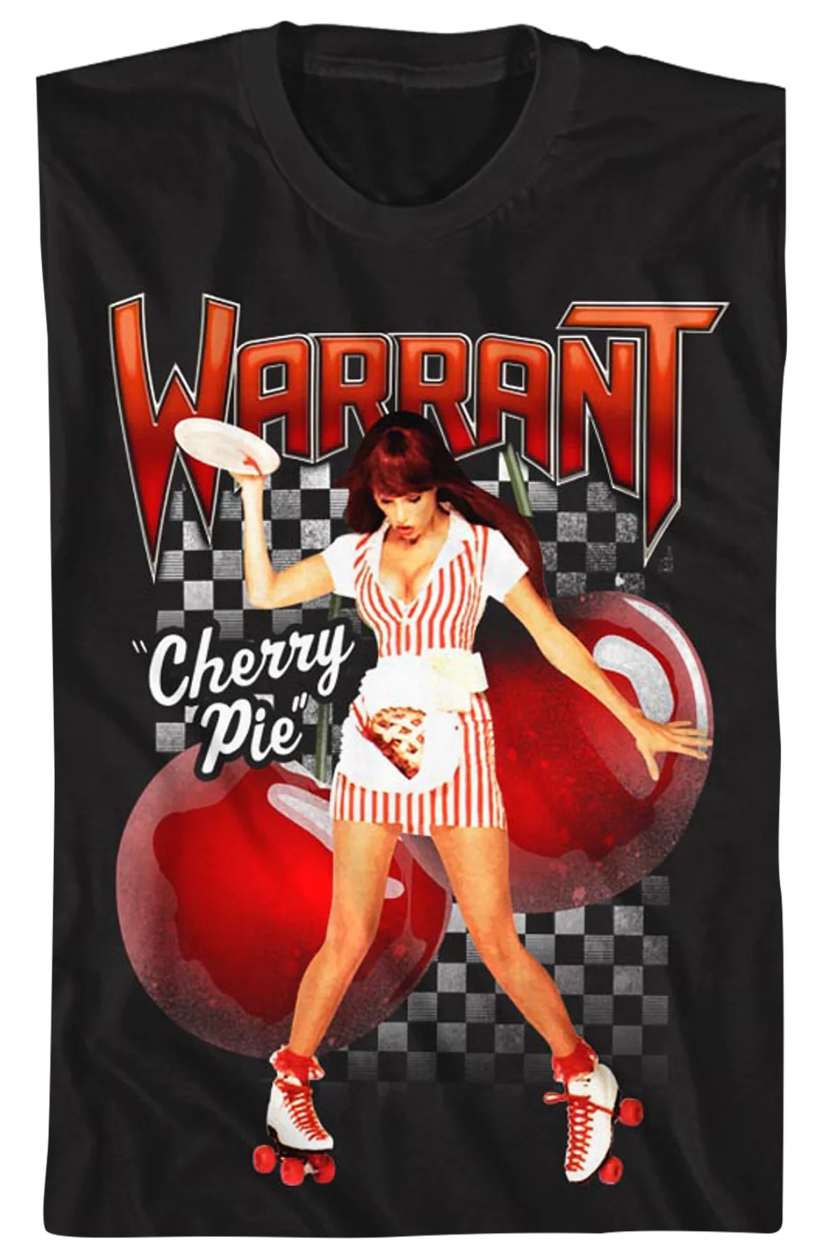 Cherry Pie Tastes So Good Make A Grown Man Cry Warrant T-Shirt - Image 2