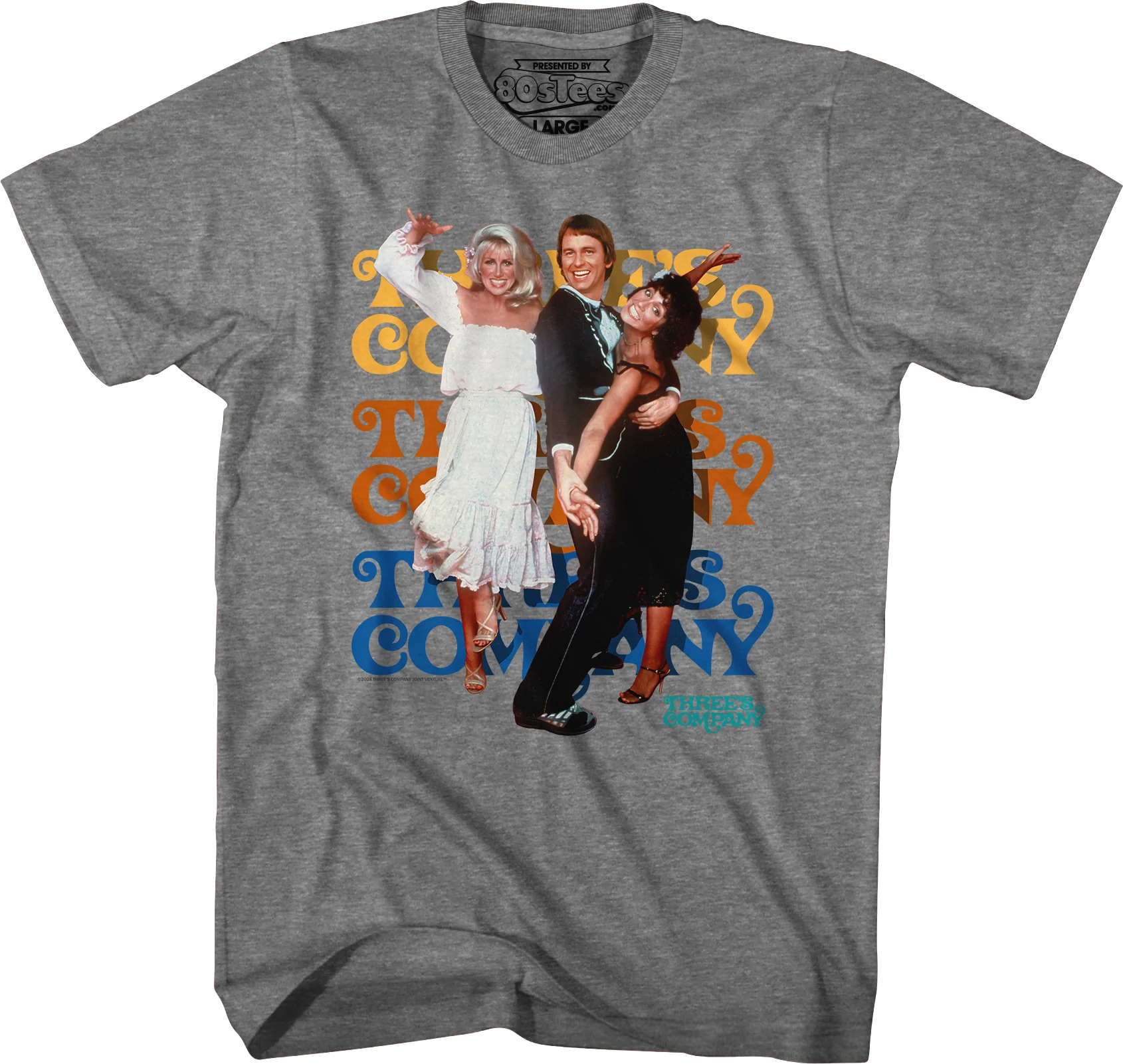 Chrissy Snow, Jack Tripper And Janet Wood Three's Company T-Shirt - Image 5