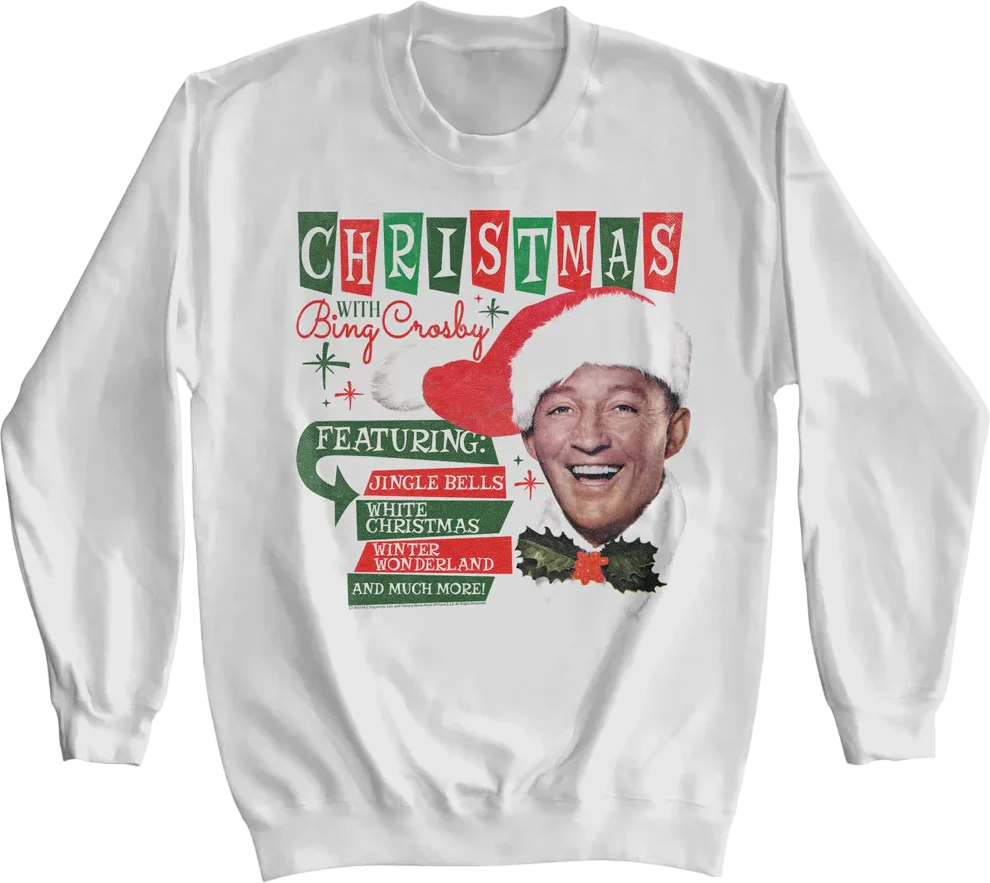 Christmas With Bing Crosby Sweatshirt
