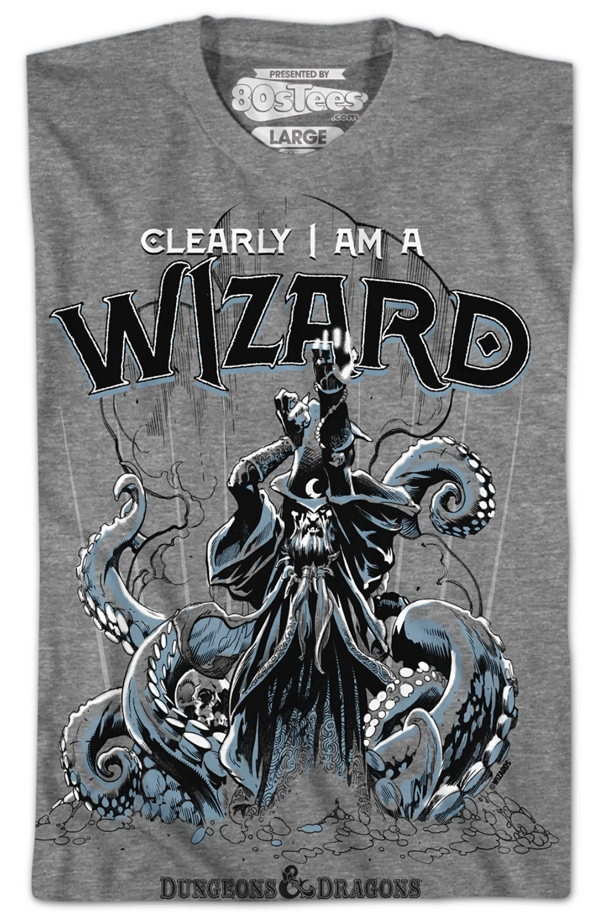 Clearly I Am A Wizard Dungeons & Dragons T-Shirt - Image 2