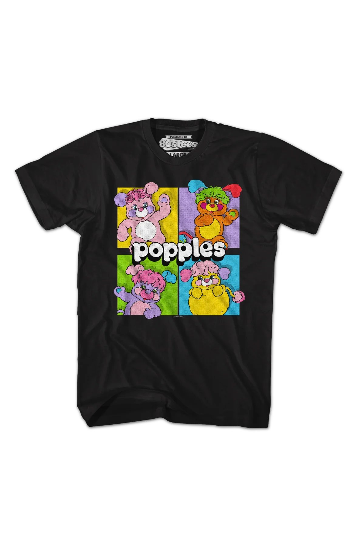 Colorful Blocks Popples T-Shirt - Image 2