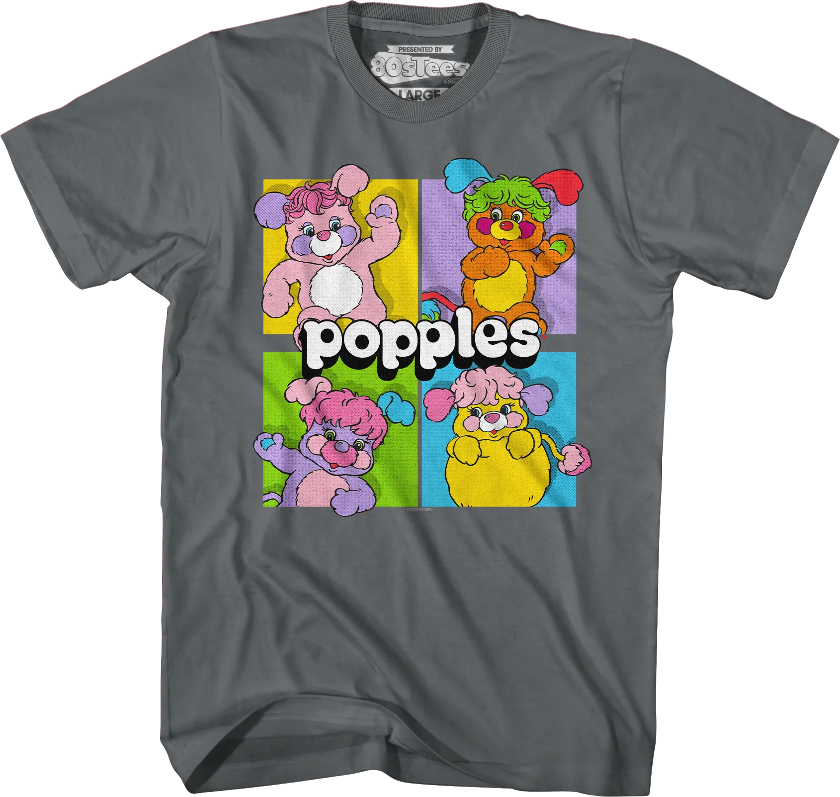Colorful Blocks Popples T-Shirt - Image 3