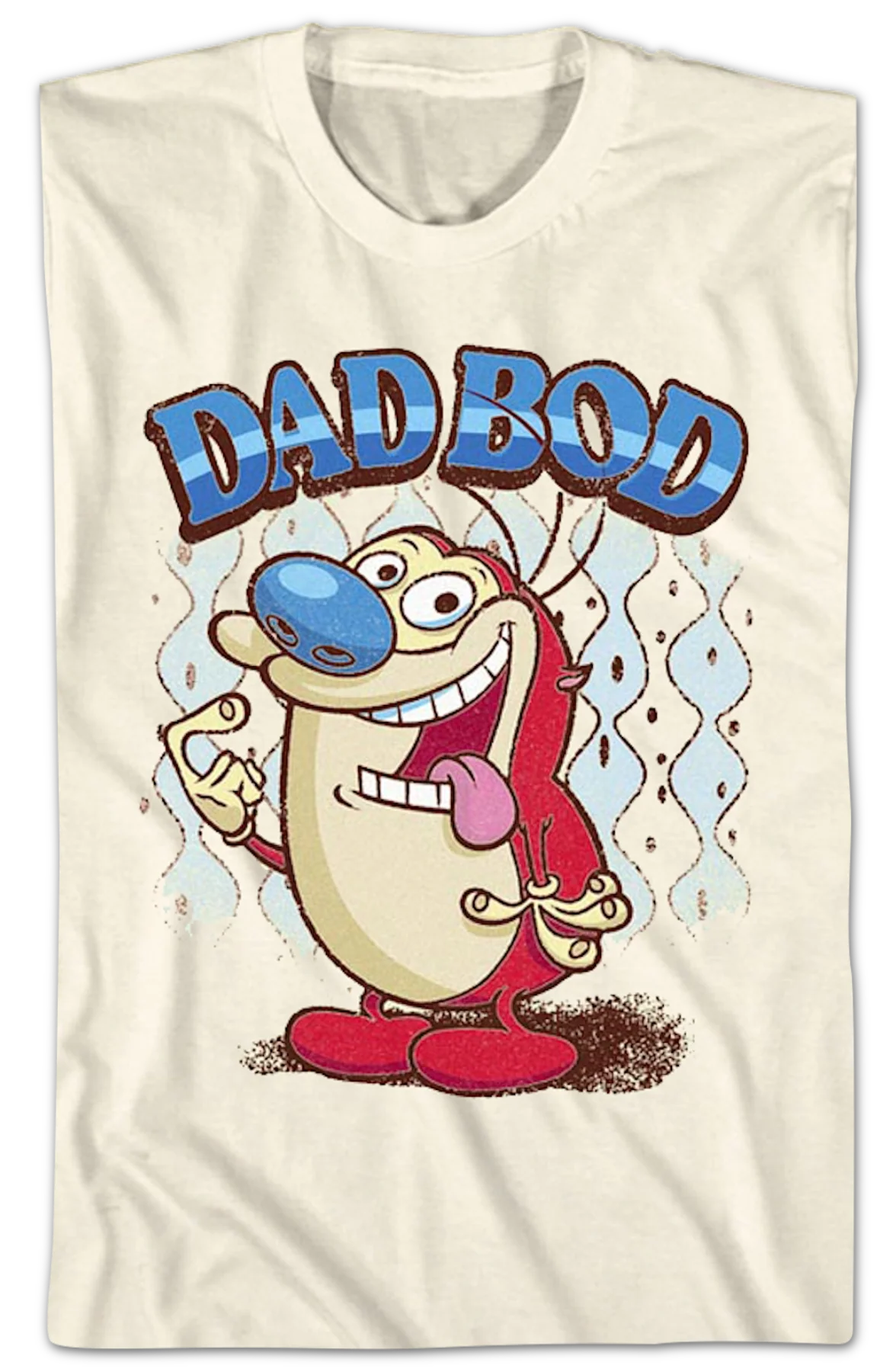 Dad Bod Ren and Stimpy T-Shirt - Image 2