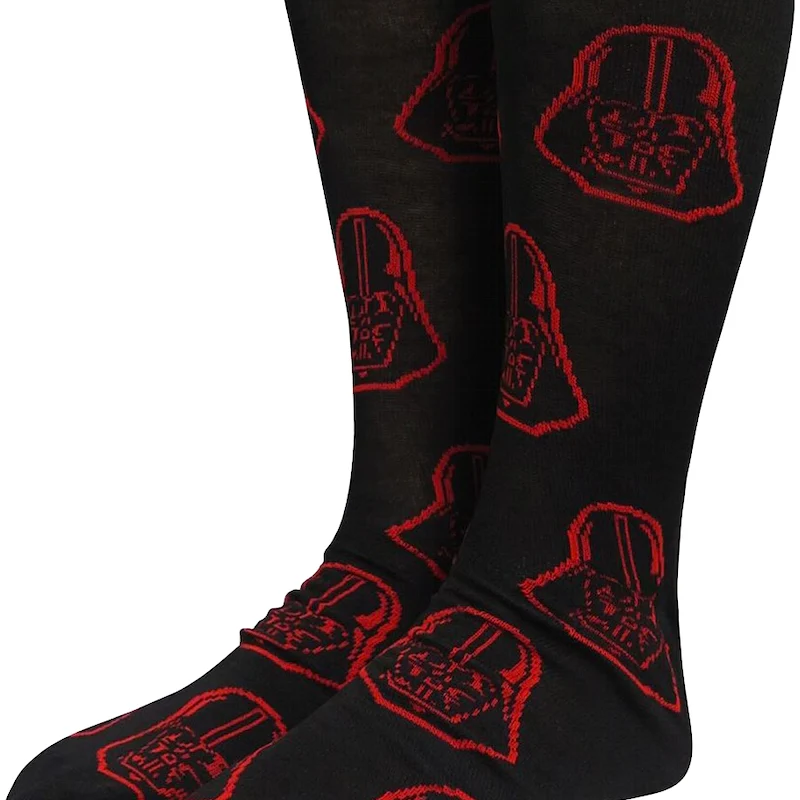 Darth Vader Helmet Star Wars Socks