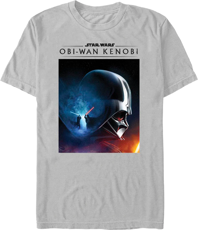 Darth Vader Obi-Wan Kenobi Duel Poster Star Wars T-Shirt