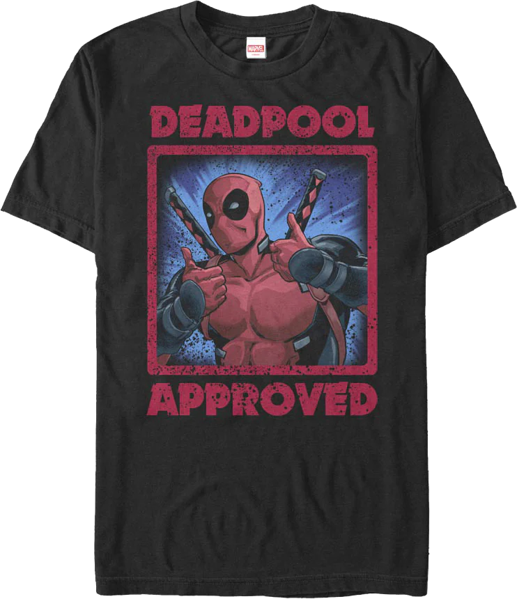 Deadpool Approved Marvel Comics T-Shirt
